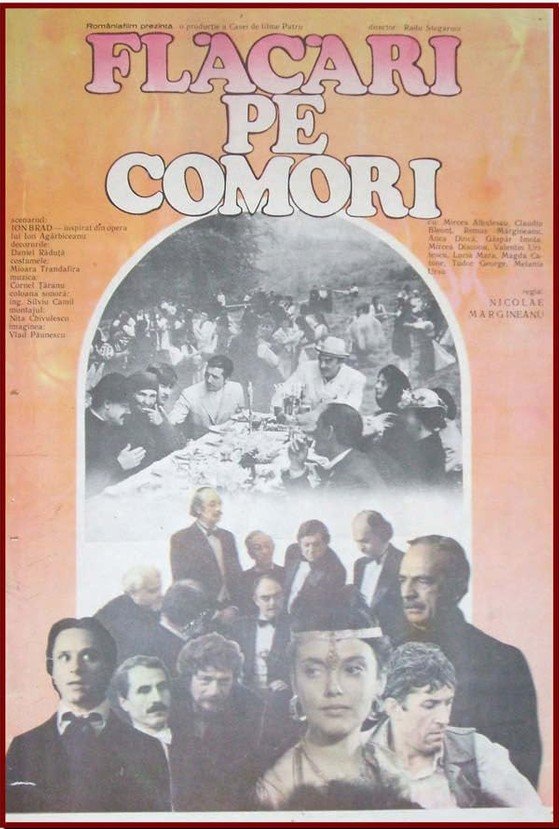 Afișul filmului Flăcări pe comori (1987)